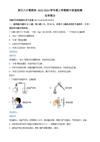 湖北省黄石市黄石港区黄石八中教联体2023—2024学年九年级上学期11月期中物理•化学试题（解析版）