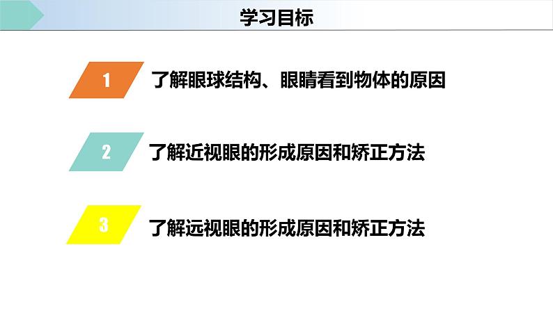 人教版八年级物理上册《5.4眼睛和眼镜》课件第2页