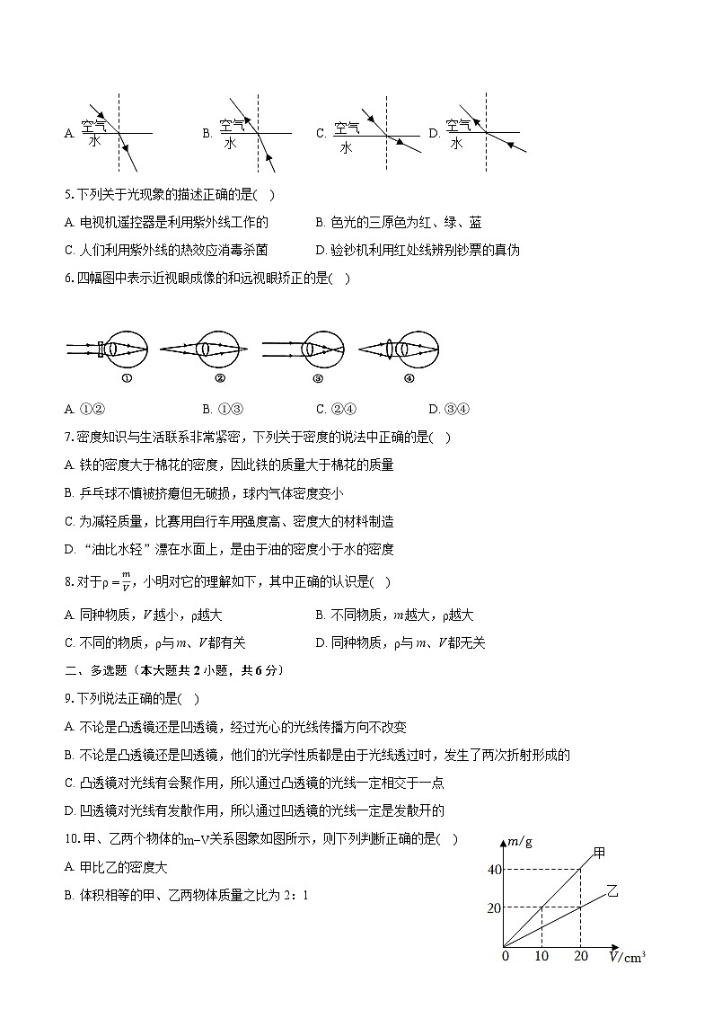 2022-2023学年辽宁省葫芦岛市建昌县八年级（上）期末物理试卷（含答案解析）02