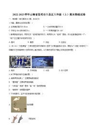 2022-2023学年云南省昆明市六县区八年级（上）期末物理试卷(含答案解析)