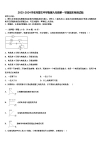 2023-2024学年内蒙古中学物理九年级第一学期期末预测试题