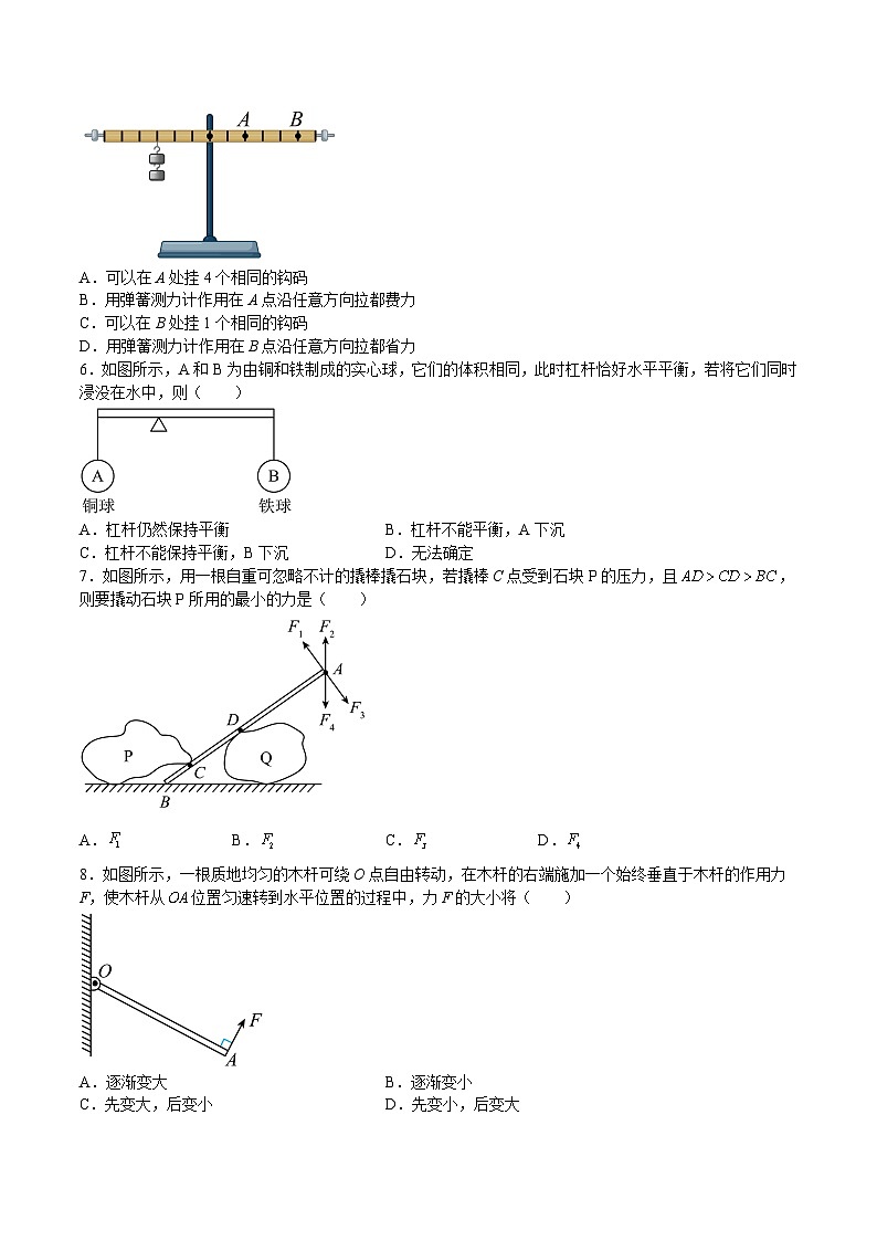 特训06 期中选填题66道（第4章）（原卷版）第2页
