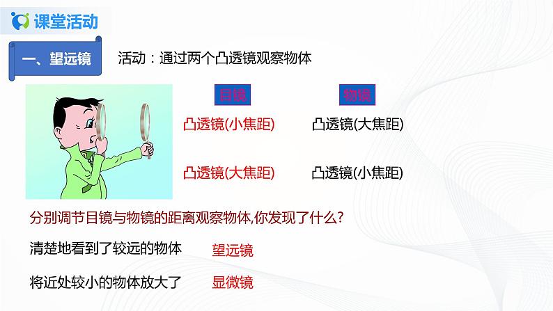 4.5  望远镜与显微镜（课件）-2021年八年级上册（苏科版）第7页