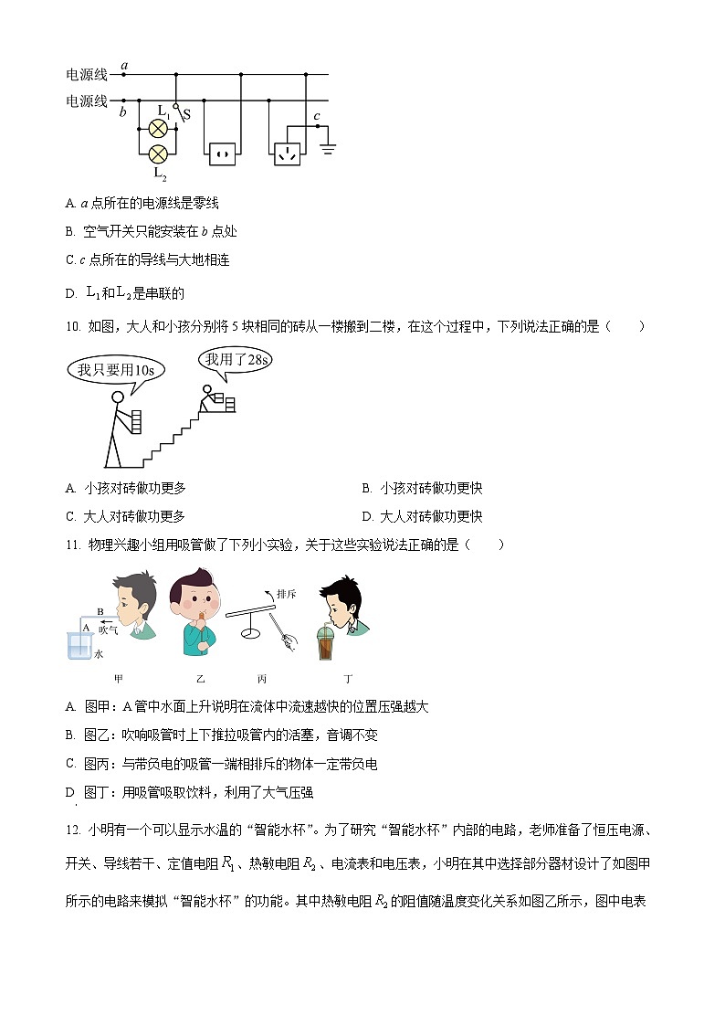 2023年湖南省长沙市中考物理试题03