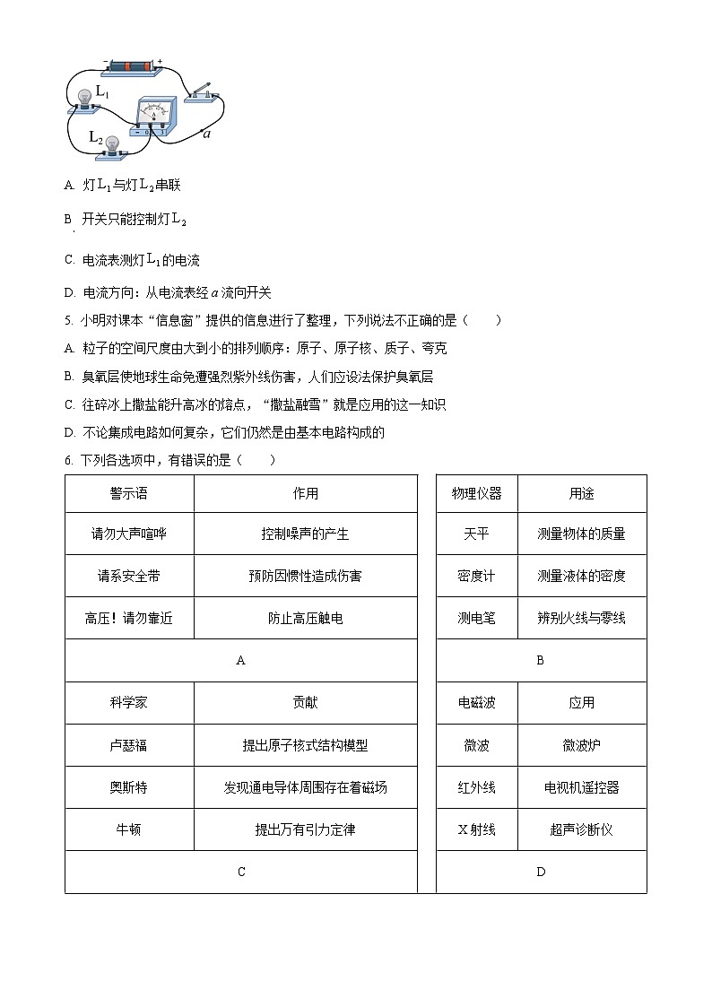 2023年山东省济宁市中考物理试题02