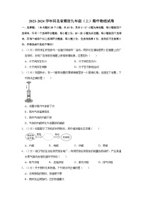 2023-2024学年河北省廊坊十七中九年级（上）期中物理试卷