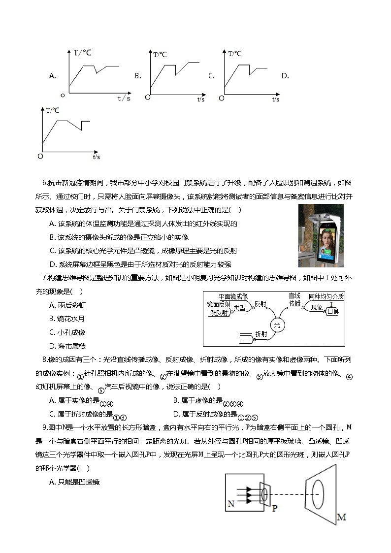 江苏苏州市2023-2024学年八年级物理上学期期末模拟测试卷（一）02