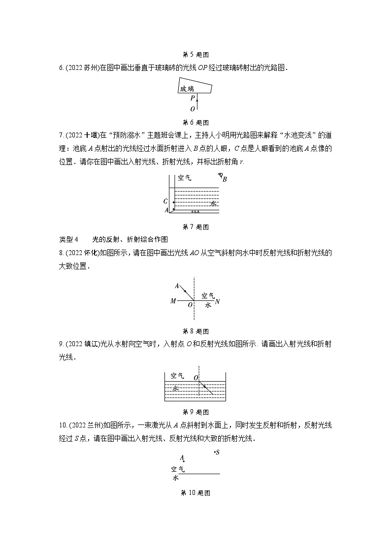 2024中考物理复习全国真题重难专题分类练+作图题++第2页