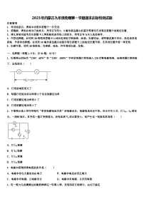 2023年内蒙古九年级物理第一学期期末达标检测试题