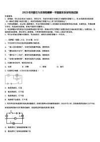 2023年内蒙古九年级物理第一学期期末质量检测试题