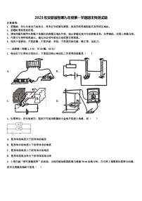 2023年安徽省物理九年级第一学期期末预测试题