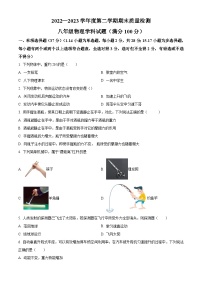 河北省秦皇岛市抚宁区2022~2023学年八年级下学期物理期末试题