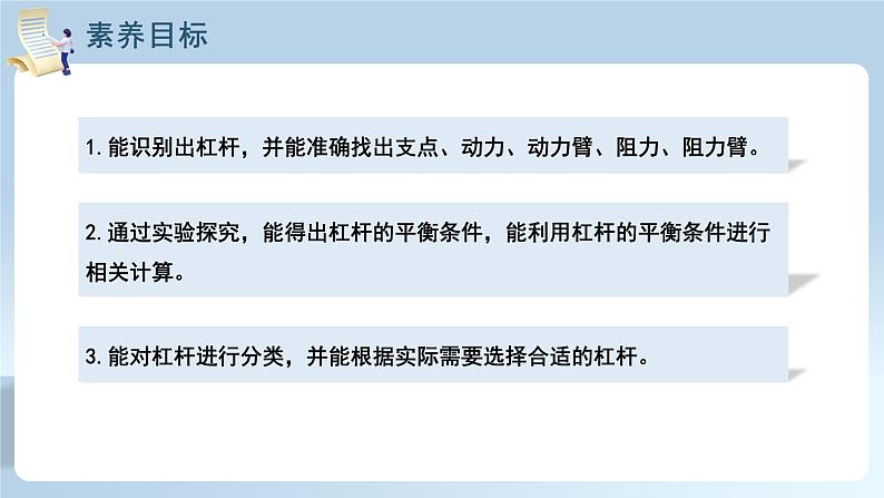【核心素养】人教版八年级下册+第十二章 +第1节《杠杆》课件+教案+分层练习05