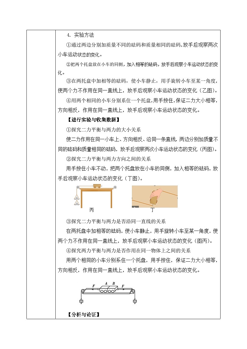 【核心素养】人教版八年级下册+第八章 +第2节《二力平衡》课件+教案+分层练习03
