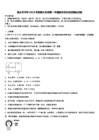 重庆市沙坪坝区第八中学2023年物理九年级第一学期期末综合测试模拟试题含解析