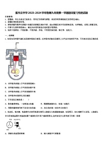 重市庆中学2023-2024学年物理九年级第一学期期末复习检测试题