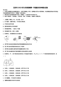 北京市2023年九年级物理第一学期期末统考模拟试题