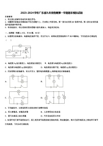 2023-2024学年广东省九年级物理第一学期期末模拟试题