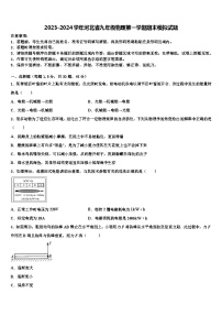 2023-2024学年河北省九年级物理第一学期期末模拟试题