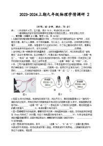 河南省实验中学2023-2024学年九年级上学期第二次月考物理试卷