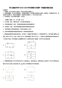 浙江省重点中学2023-2024学年物理九年级第一学期期末模拟试题