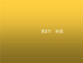人教版九年级物理第22章能源与可持续发展第2节核能课件