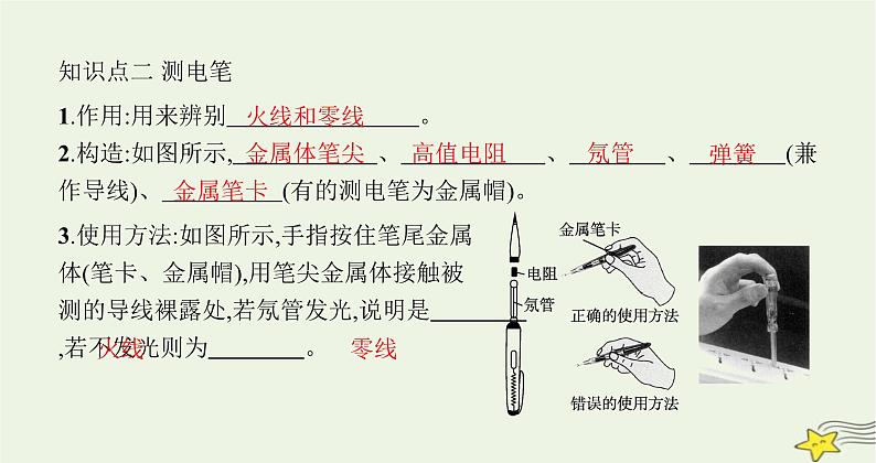 沪科版九年级物理第十五章探究电路第五节家庭用电课件05