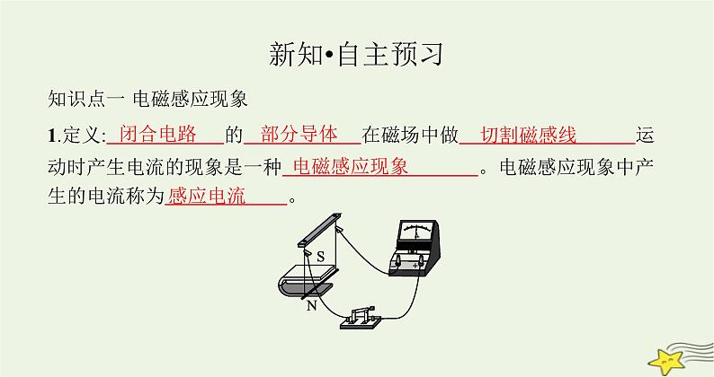 沪科版九年级物理第十八章电能从哪里来第二节科学探究怎样产生感应电流课件02