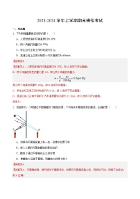 九年级物理期末模拟卷（云南专用，人教版全部内容）-2023-2024学年初中上学期期末模拟考试