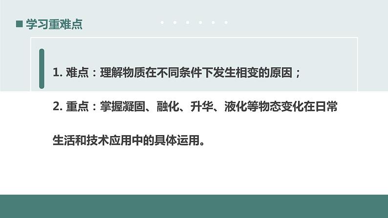 北师大版八年级物理上册课件 第一章物态及其变化1.5生活和技术中的物态变化04