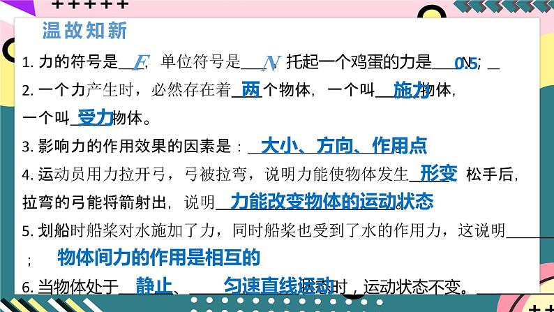 【创新课堂】人教版八年级下册物理 7.2 《弹力》 课件02