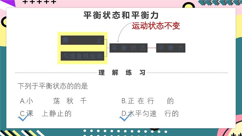 【创新课堂】人教版八年级下册物理 8.2 《二力平衡》 课件06