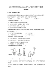 山东省滨州市博兴县2023-2024学年九年级上册期末考试物理模拟试卷（附答案）