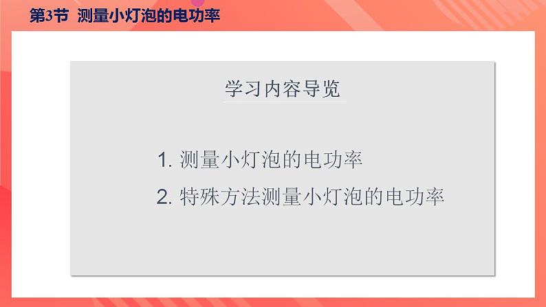 【创新课堂】 18.3《测量小灯泡的电功率》课件+教案+分层练习+导学案（含答案解析）03