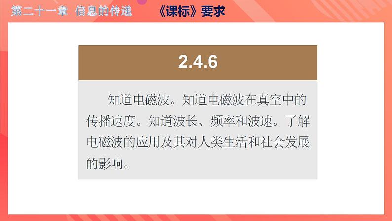 【创新课堂】 第二十一章 《信息的传递》单元课件+测试+知识清单02