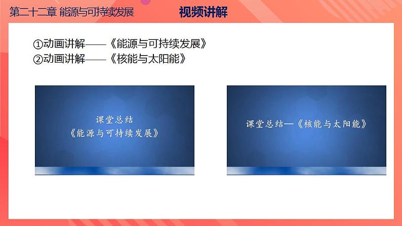 【创新课堂】 第二十二章《能源与可持续发展》单元课件+测试+知识清单06