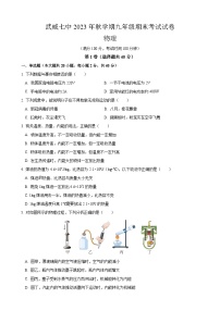 甘肃省武威市凉州区武威第七中学2023-2024学年九年级上学期期末考试物理试题