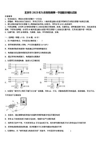 北京市2023年九年级物理第一学期期末模拟试题