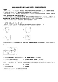 2023-2024学年福州九年级物理第一学期期末联考试题