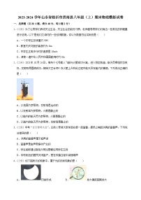 山东省临沂市莒南县2023-2024学年八年级上学期期末物理模拟试卷