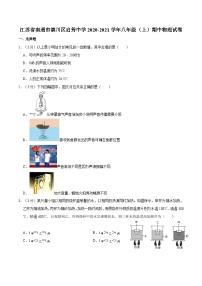 江苏省南通市崇川区启秀中学2020-2021学年八年级上学期期中物理试卷