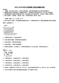 2023-2024学年九年级物理上期末监测模拟试题