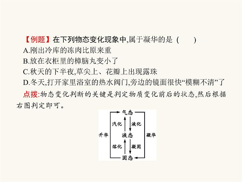 人教版八年级物理上册第3章物态变化第4节升华和凝华课件05