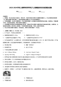 2023-2024学年上海奉贤华亭学校八上物理期末综合测试模拟试题含答案