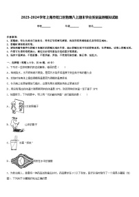 2023-2024学年上海市虹口区物理八上期末学业质量监测模拟试题含答案