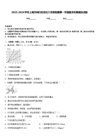 2023-2024学年上海市闵行区名校八年级物理第一学期期末经典模拟试题含答案