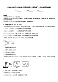 2023-2024学年云南省红河州弥勒市中小学物理八上期末监测模拟试题含答案