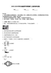 2023-2024学年云南省罗平县物理八上期末联考试题含答案