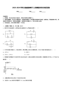 2023-2024学年云南省曲靖市八上物理期末综合测试试题含答案