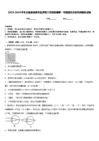 2023-2024学年云南省昭通市盐津县八年级物理第一学期期末达标检测模拟试题含答案